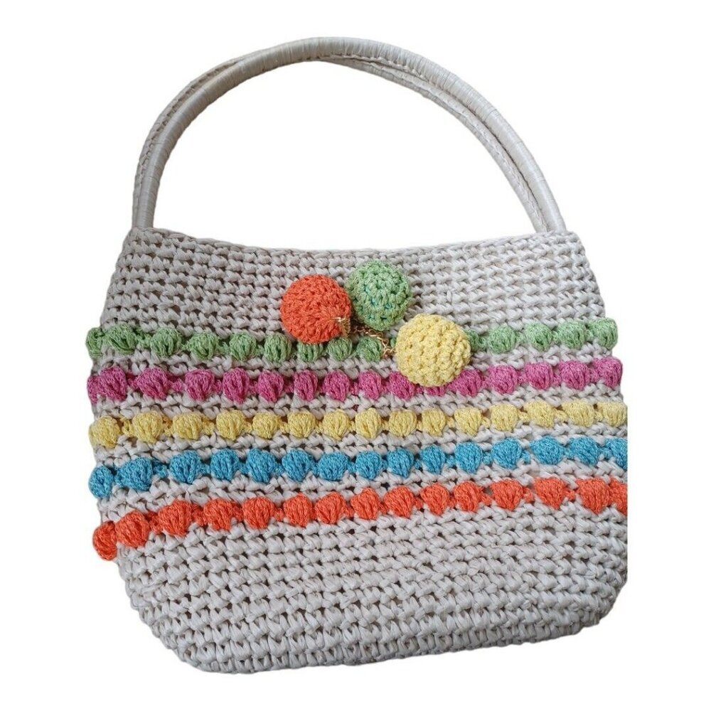 Magid‎ Italy Vintage Straw Tote